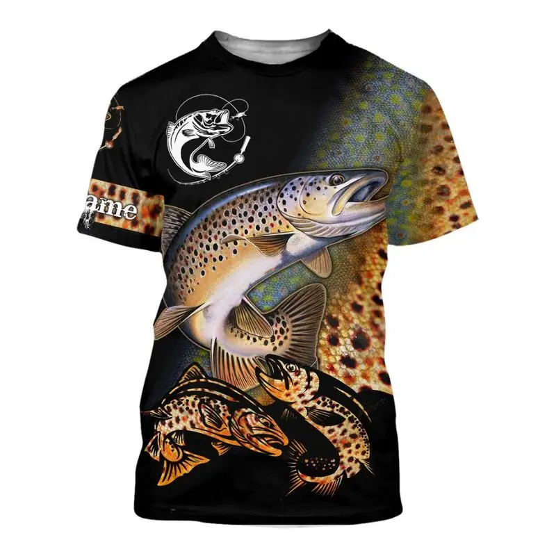 Top Trends: 2023NewMensTShirtsQuickDryShortSleeveTopsCrewNeckSummerClothing3DPrinting Fishing GraphicShirtsLarge Size Men's Pullover Shoppable Styles - Image 4