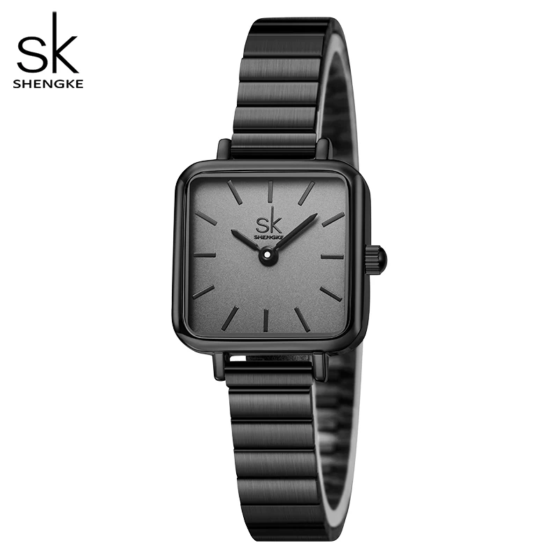 Top Trends: Shengke 2022 New Watch For Women Elegant Square Dial Montre Femme Adjustable Strap Luxury Japanese Quartz Relogio Feminino Shoppable Styles