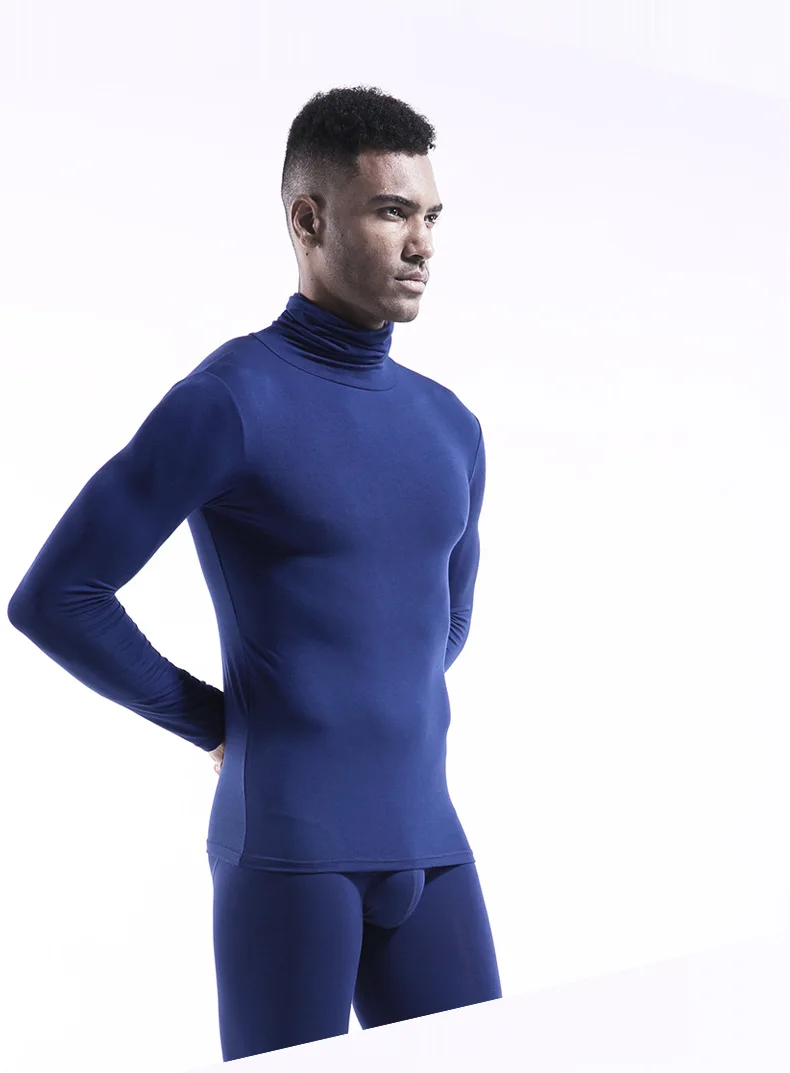 Top Trends: 2022 Men's Winter Warm Long Sleeve Bottoming Tops Turtleneck Comfortable High Quality Thermal Underwear Clothing For Men Shoppable Styles - Image 6