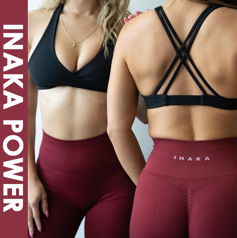 Top Trends: Inaka Performance Leggings Women Gym Sportwears Yoga Inaka Power Tight Workout Fitness Pants Femme Tights Sports Leggingss Shoppable Styles