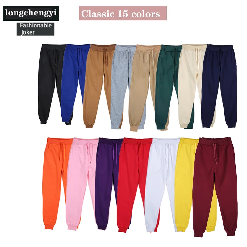 Top Trends: 2021 New Men Joggers Brand Male Trousers Casual Pants Sweatpants Jogger 15 Color Casual GYMS Fitness Workout Sweatpants Running Shoppable Styles