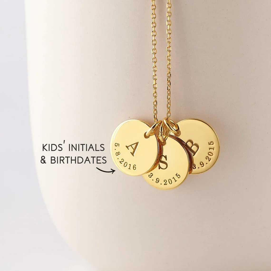 Top Trends: Personalized Children&#039;s Initials Necklace Silver Mom Necklace Kids Initials Necklace For Mom Jewelry Mothers Day Gift Shoppable Styles