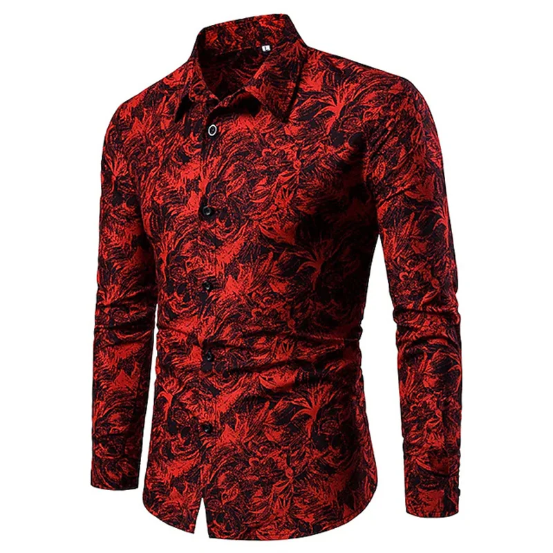 Top Trends: Fashion Pop Prom Party Night Club New Designer Long Sleeve Clothing Slim Button Lapel Men Tops Shoppable Styles - Image 3