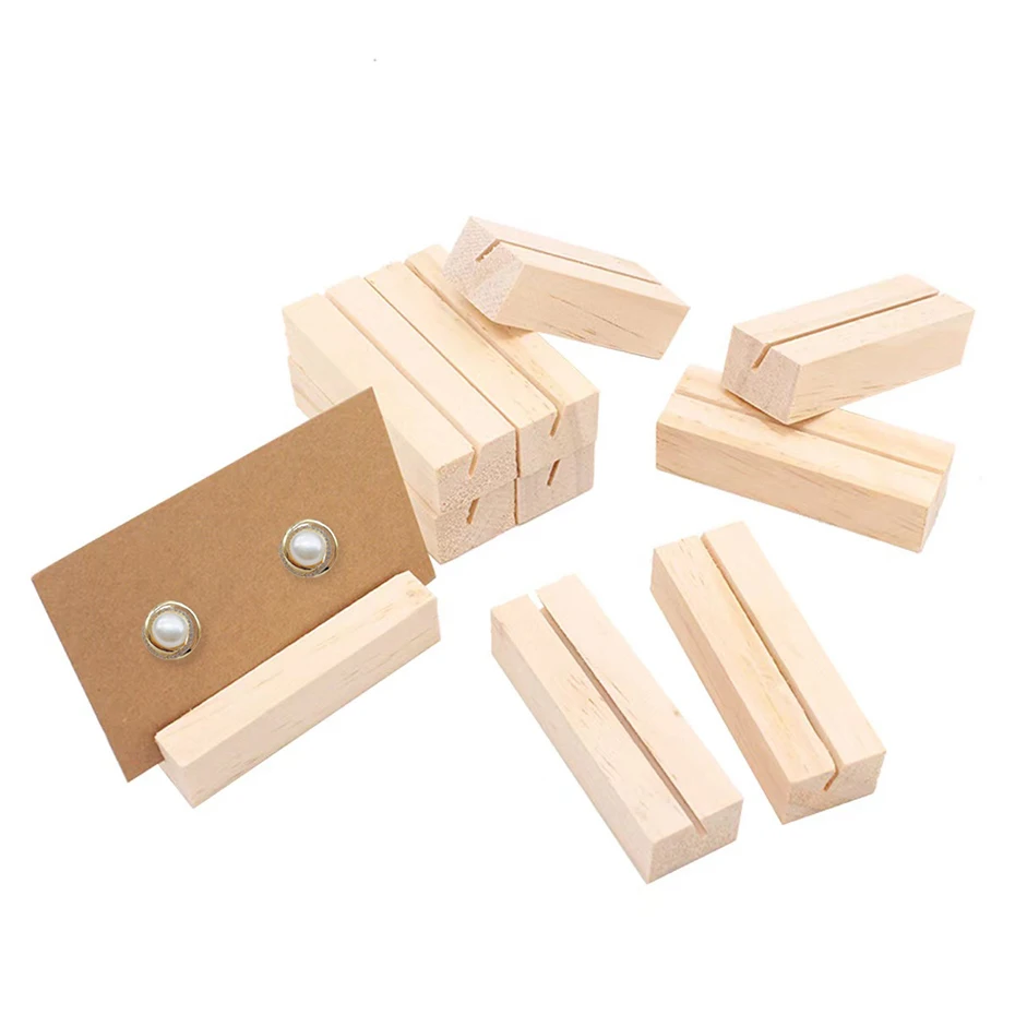 Top Trends: Earrings Jewelry Display Wooden Base Ring Necklace Jewelry Stands Holders Earring Cards Wood Base Retail Exhibitor Shop Display Shoppable Styles