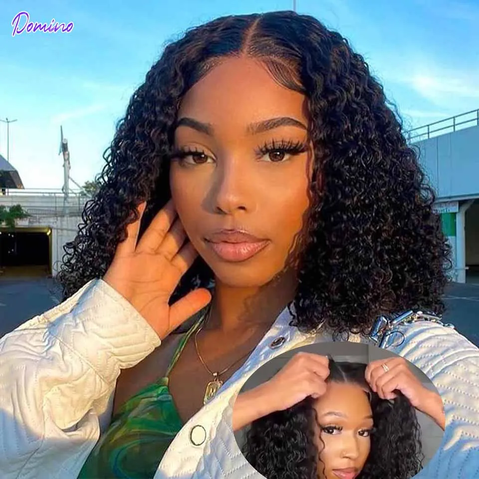 Top Trends: Wear And Go Bob Wig Deep Wave Human Hair Glueless Wig 6x6 Lace Closure Wigs Ready To Wear Pre Cut Transparent 13x4 Frontal Wig Shoppable Styles