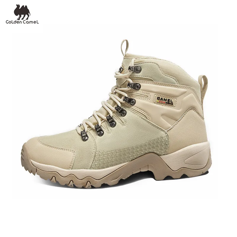 Top Trends: GOLDEN CAMEL Waterproof Hiking Shoes Non-slip Wear-resistant High Top Men‘s Boots Military Trekking Shoes For Men 2023 Autumn Shoppable Styles