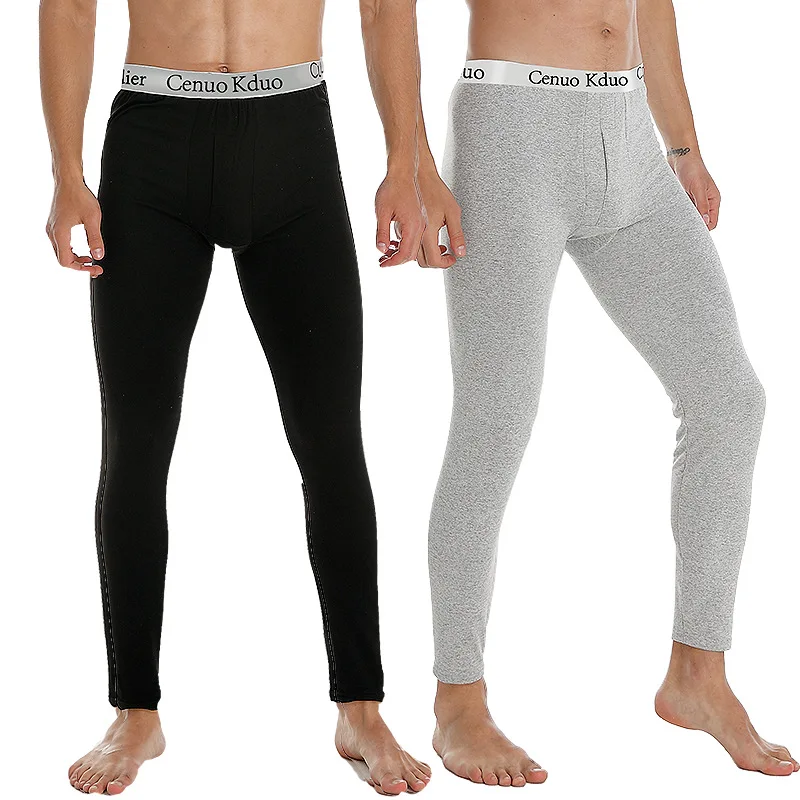 Top Trends: 2022 New Men Thermal Underwear Men&#039;s Legging Tight Winter Warm Long John Underpant Thermo Underwear Running Pants Sweatpants Shoppable Styles