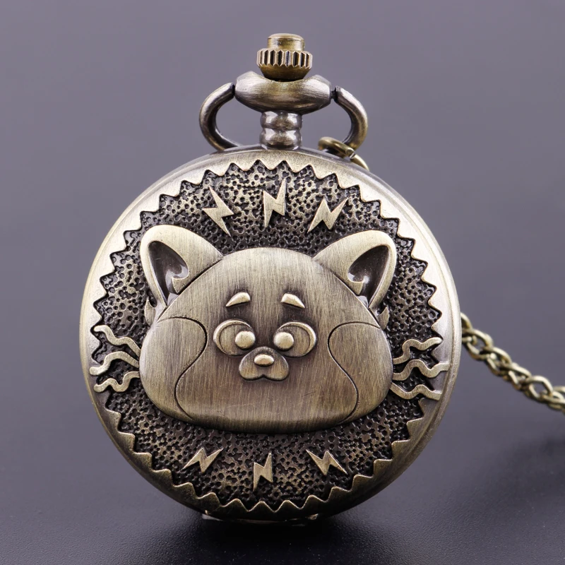 Top Trends: 2022 New Fashion Pocket Watch Cute Cartoon Boy Girl Vintage Chic High Quality Quartz Pocket&amp;Fob Chain Watches Relógio Shoppable Styles