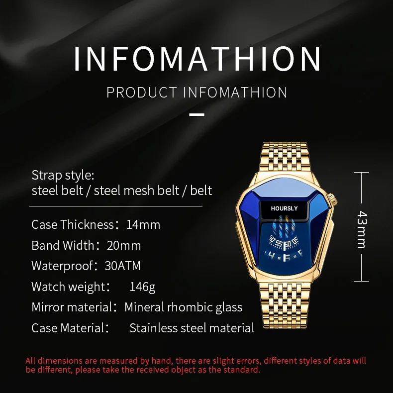 Top Trends: Top Luxury Brand Trend Cool Men's Wrist Watch Stainless Steel Technology Fashion Quartz Watch For Men 2023 Relogio Masculino Shoppable Styles - Image 6