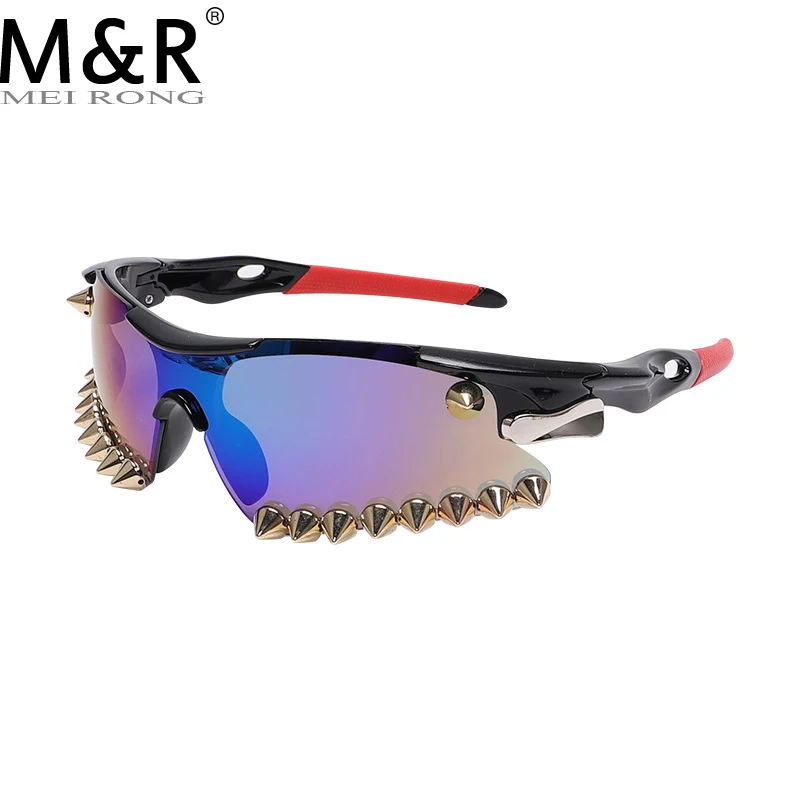 Top Trends: Luxury Steampunk Diamond Sunglasses Goggle New Women Men Y2k Punk Sport Sun Glasses Cycling Riding Shades Eyewear De Sol Oculos Shoppable Styles - Image 3