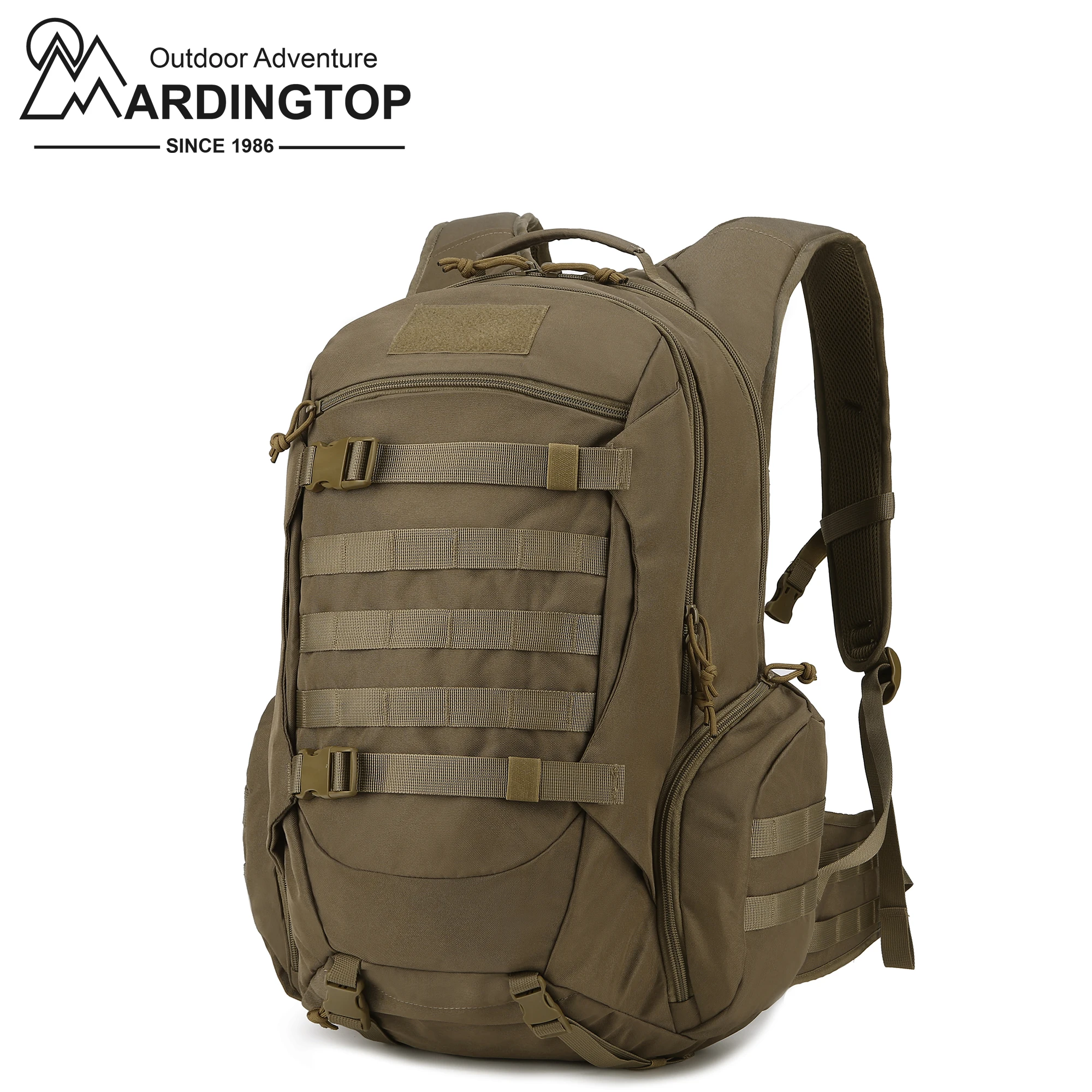 Top Trends: Mardingtop 35L Tactical Backpack Molle Daypack With Rain Cover For Camping Motorcycle Military Trekking Shoppable Styles