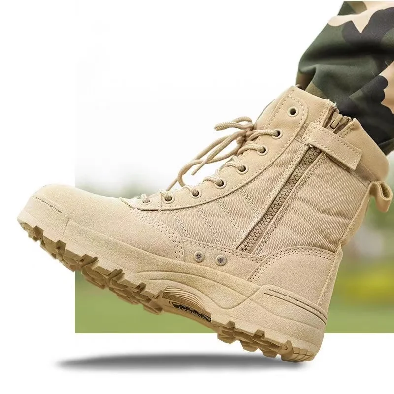 Top Trends: 2023 New Winter Combat Boots Outdoor Wear-Resistant Hiking Men And Women Tactical Training Botas High Top Desert Shoes Shoppable Styles