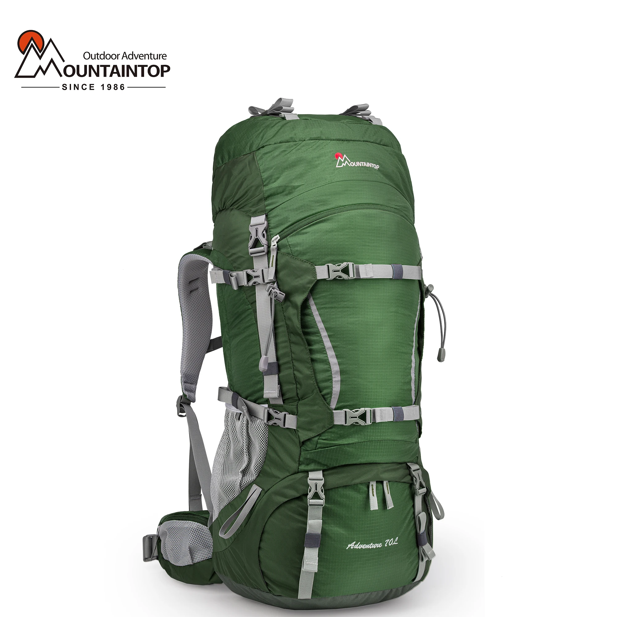 Top Trends: MOUNTAINTOP 70L Hiking Internal Frame Backpack With YKK Zippers And Rain Cover Shoppable Styles