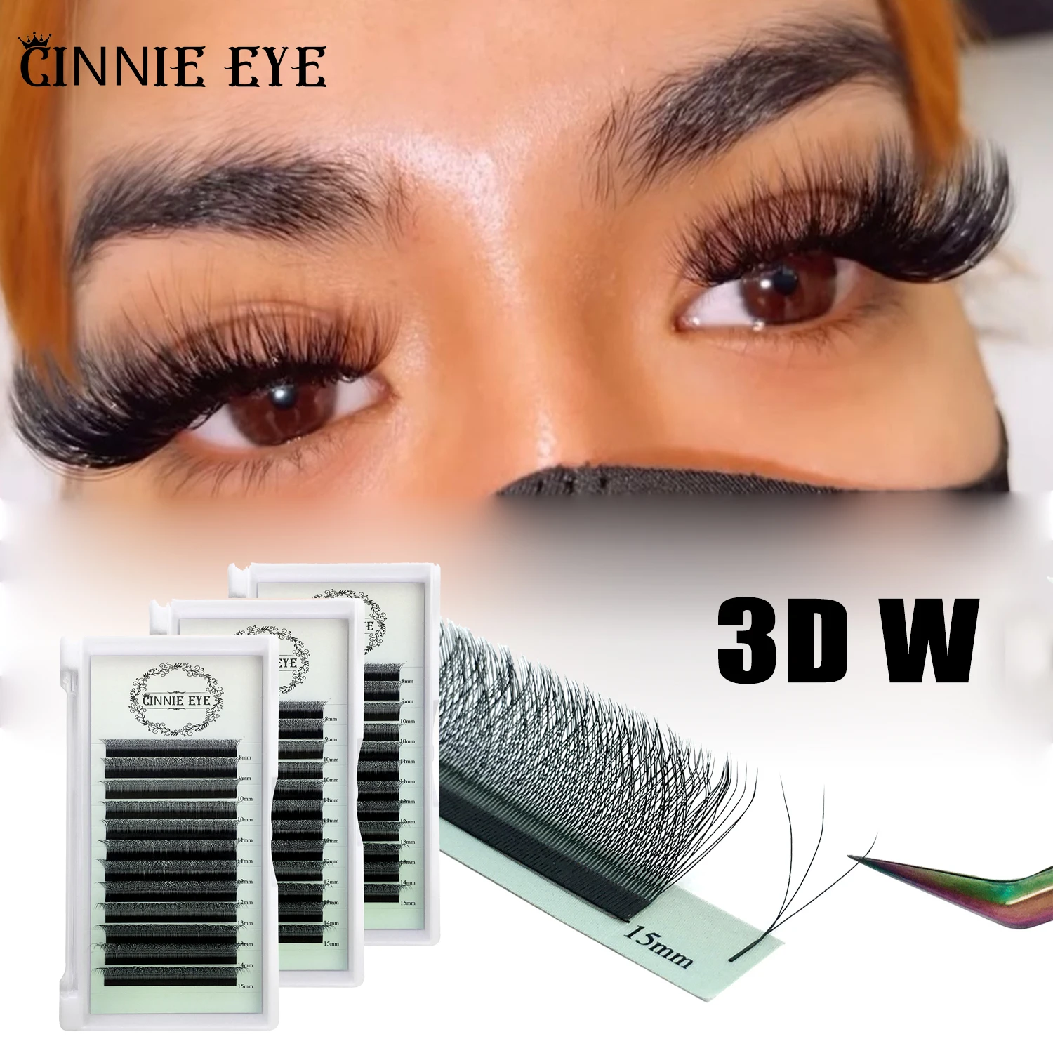 Top Trends: Cilios 3D W Lash Extension Supplies 4D W Y Shape Lash Clusters Premade Volume Fans Natural Mink Individual Bundles Curl C / D Shoppable Styles