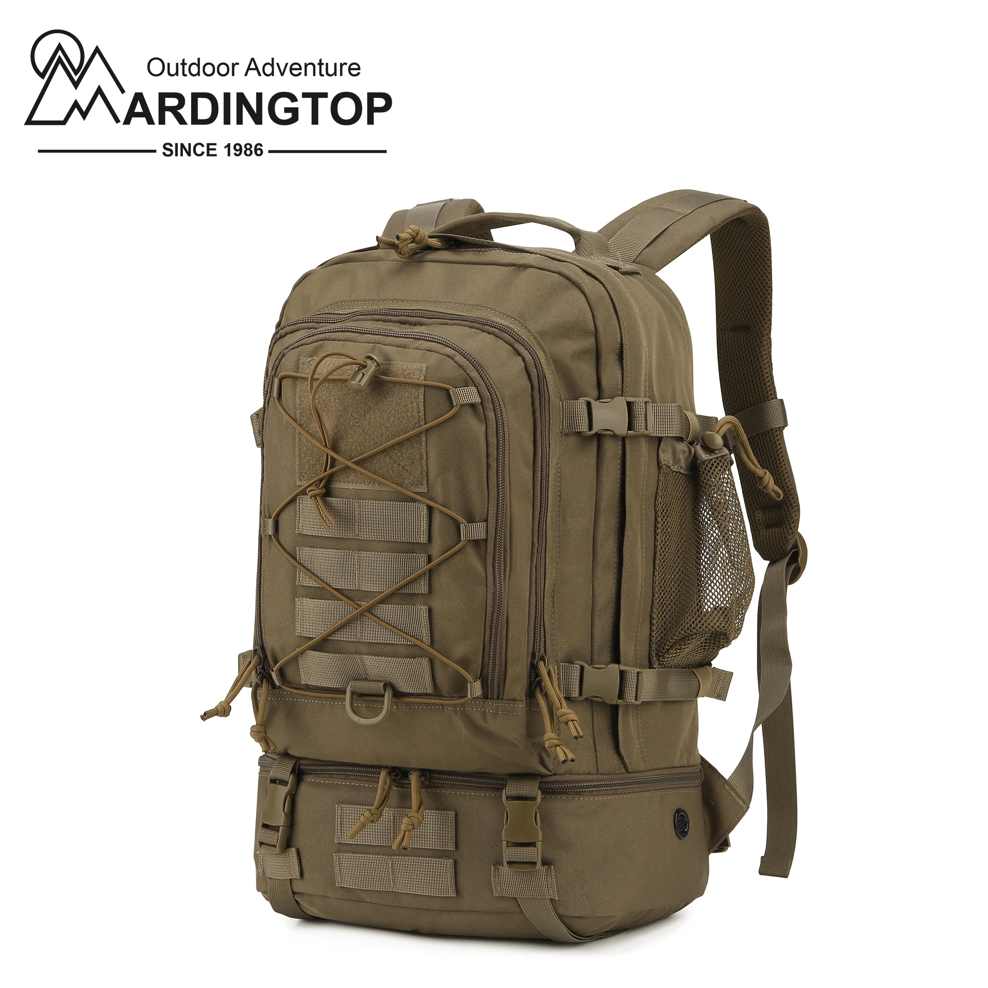 Top Trends: Mardingtop 28L Tactical 600D Polyester Backpacks With YKK Zippers And Buckles For Motorcycle Camping Hiking Traveling Shoppable Styles