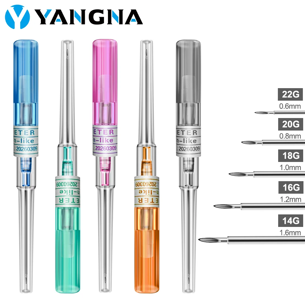 Top Trends: Yangna Piercing Needle I.V. Catheter Needles Disposable Sterilized U Pick Tattoo Needle 14G 16G 18G 20G 22G Ear Belly Art Supply Shoppable Styles