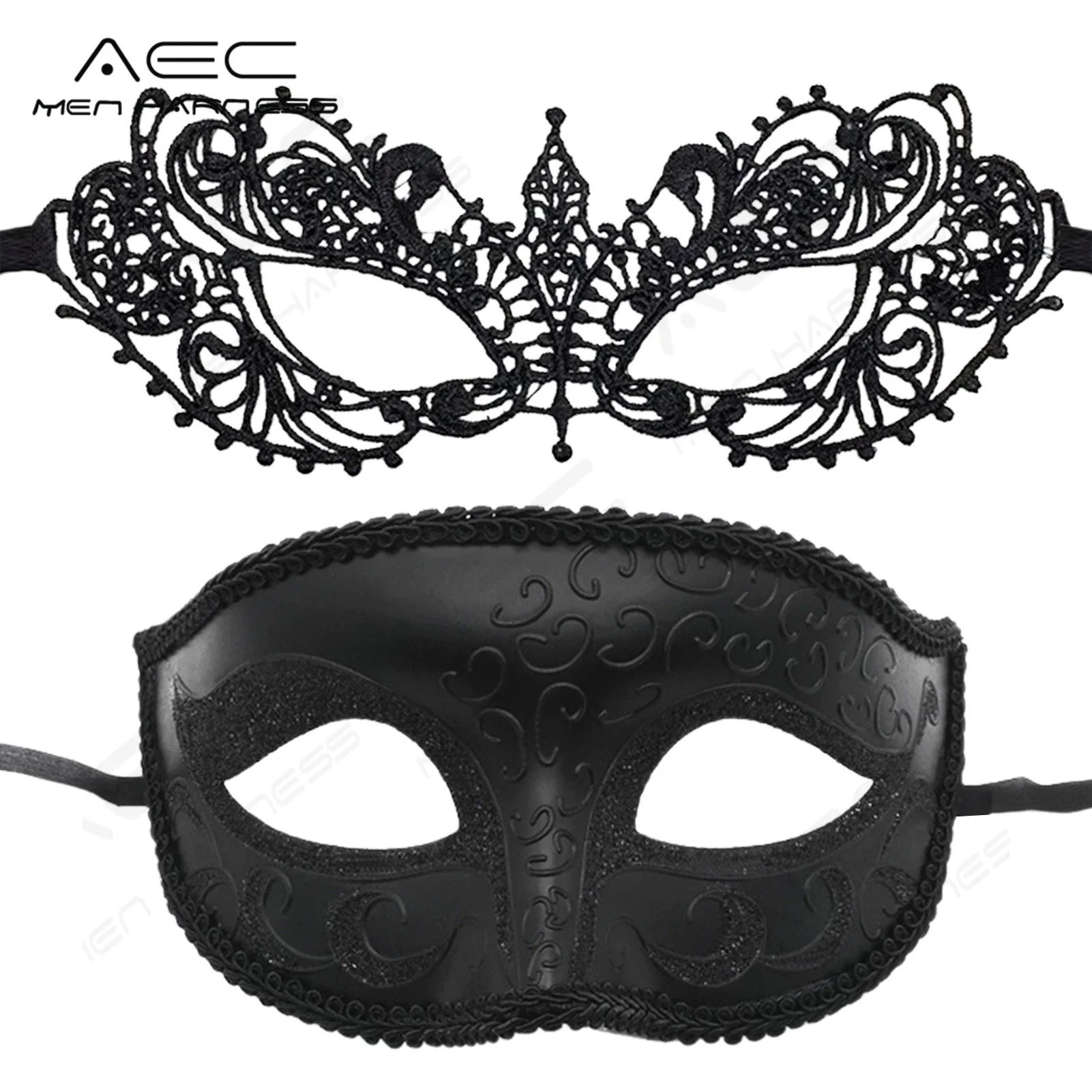 Top Trends: Women Man Sexy Gentleman Masquerade Prom Mask Halloween Party Cosplay Costume Wedding Decoration Props For Couple Funny Mask Shoppable Styles - Image 4