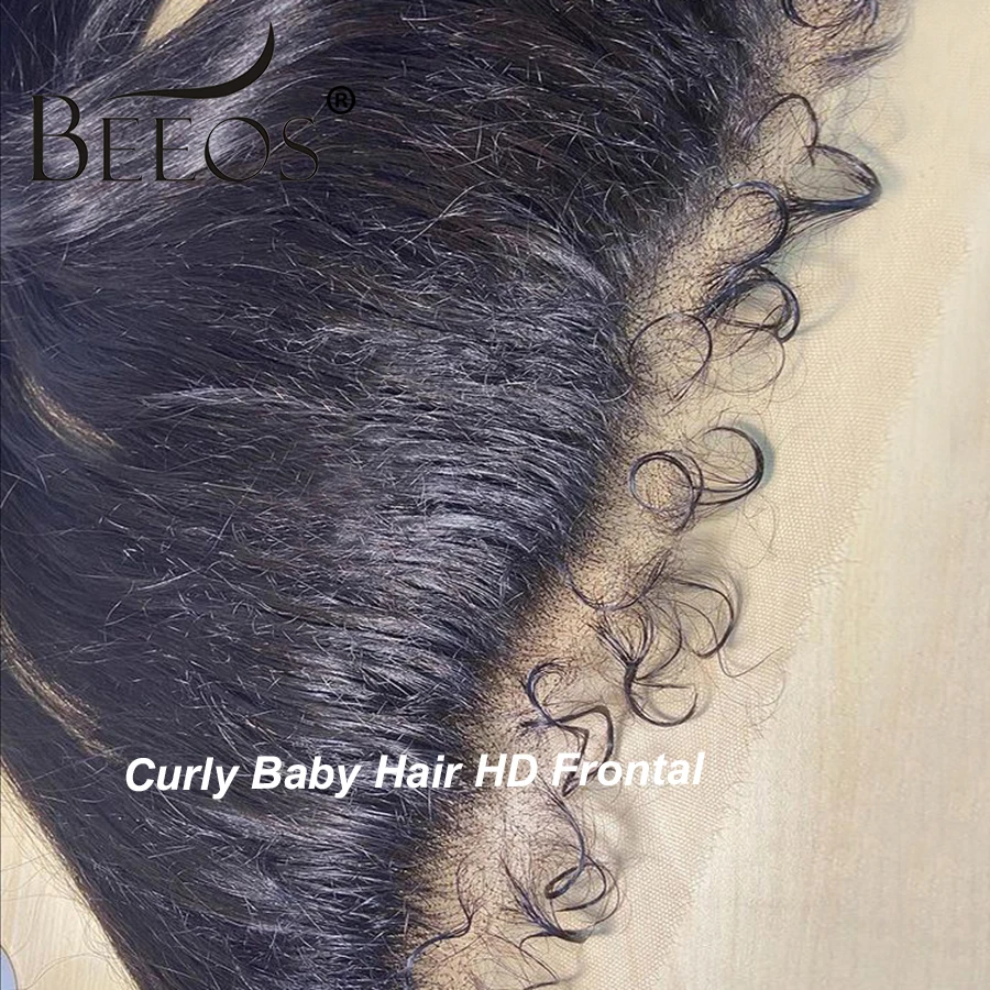 Top Trends: BEEOS Curly Baby Hair Skinlike 13x6 HD Lace Frontal Human Hair Pre Plucked Straight 5x5 HD Lace Closure Only HD Transparent Lace Shoppable Styles