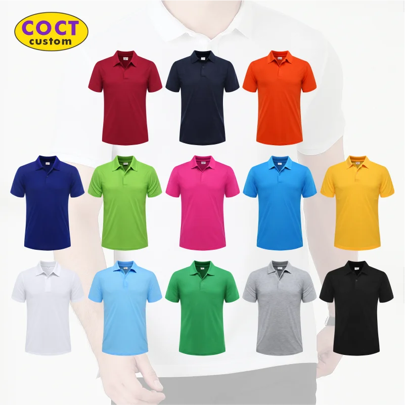 Top Trends: Summer Casual Short-Sleeved Polo Shirts Custom Logo Embroidery Printing Personalized Design Men And Women Tops COCT 2022 Shoppable Styles