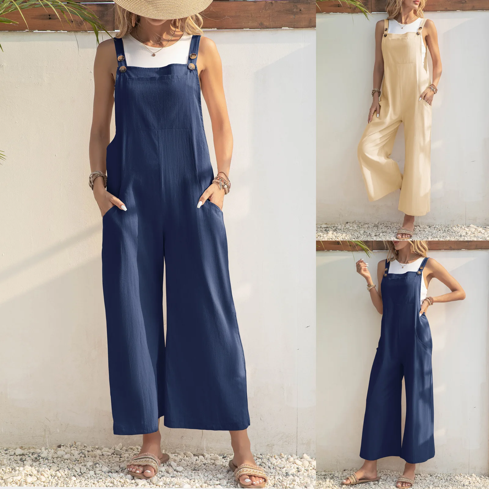 Top Trends: Loose Maternity Bib Pant Suspender Trouser Cotton Causal Female Women One-Piece Wide-Leg Romper Overalls Jumpsuit Streetwear Shoppable Styles