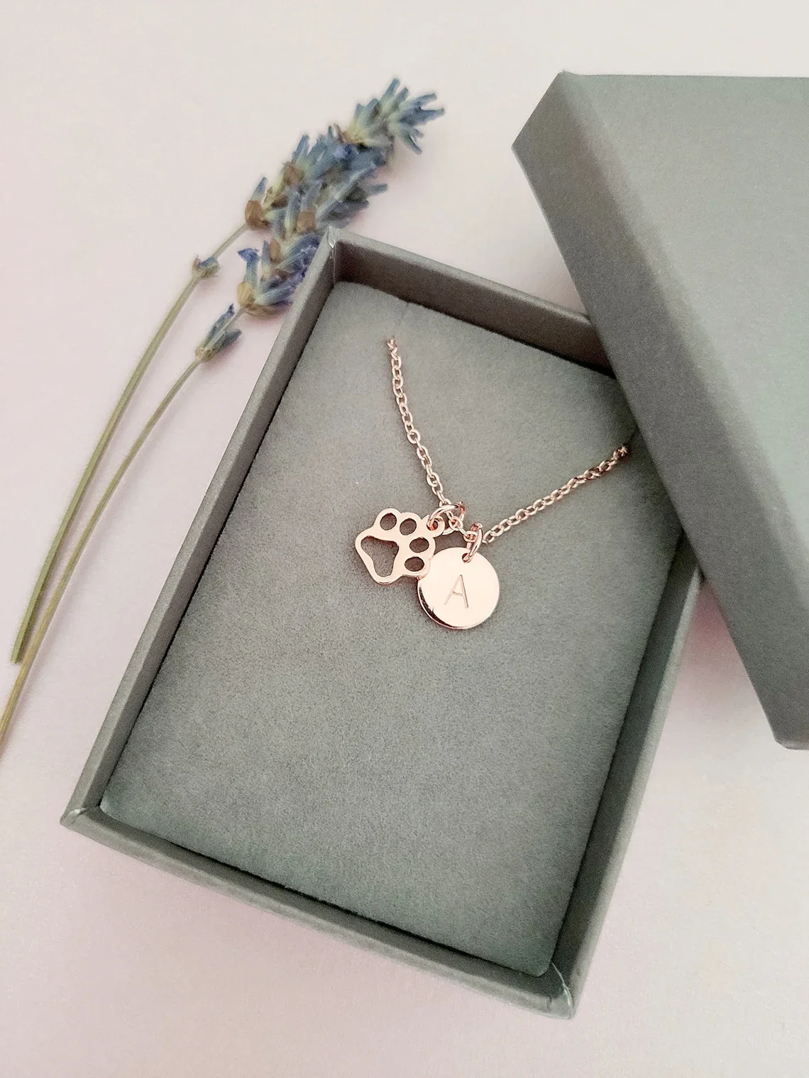 Top Trends: Paw Print Necklace, Initial Dog Paw, Dog Lover Gift, Personalised Gifts, Dog Loss Gift, Charm Necklace, Custom Gift, Gift For He Shoppable Styles