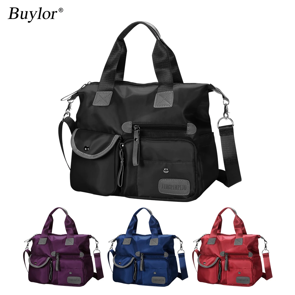 Top Trends: Buylor Nylon Handbags For Women Luxury Designer Tote Bag Waterproof Crossbody Bag Large Capacity Travel Shoulder Messenger Bags Shoppable Styles