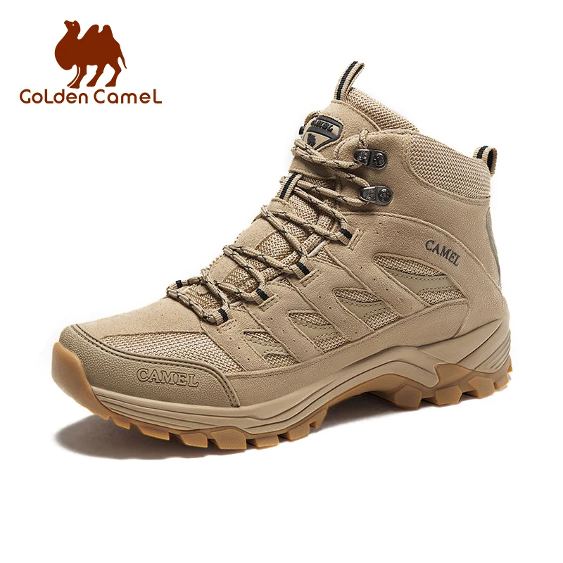 Top Trends: GOLDEN CAMEL Outdoor Hiking Shoes Women Men High-top Boots Mountaineering Tactical Trekking Shoes For Men 2023 Summer Non-slip Shoppable Styles