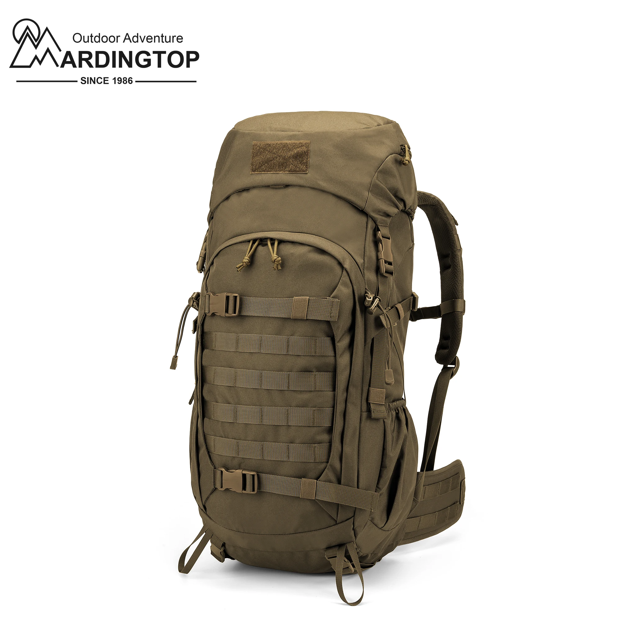 Top Trends: Mardingtop 50L Molle Hiking Internal Frame Backpacks With Rain Cover For Camping Bushcraft Military Shoppable Styles