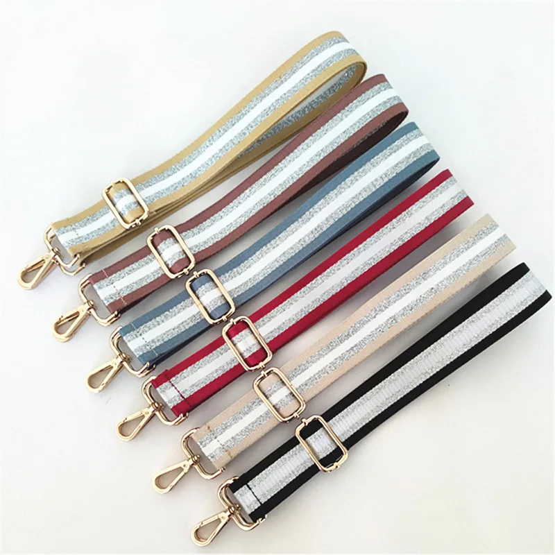 Top Trends: Shoulder Strap For Bag Handles Crossbody Colored Stripe Purse Belt Bag Replacement Fabric Strap Adjustable Decorative Straps Shoppable Styles - Image 3