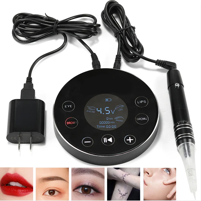 Top Trends: Professional Permanent Makeup Machine Tattoo Gun Eyebrow PMU Machine Pen For Up Eyebrows Eyeliner Lip Microblading Makeup Kit Shoppable Styles