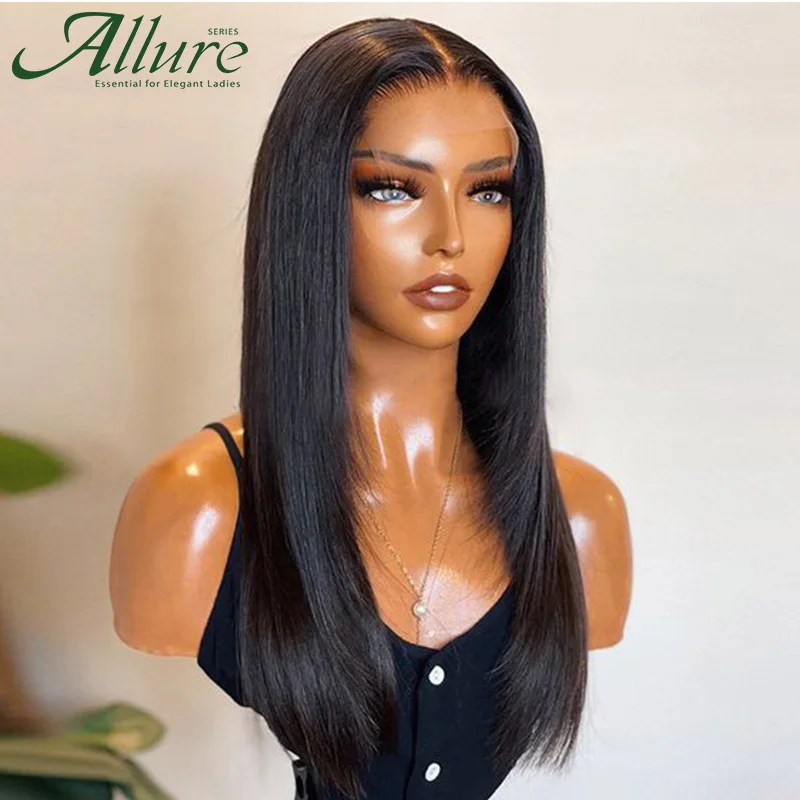 Top Trends: Long Straight Lace Front Human Hair Wigs Glueless Transparent T Part Lace Wigs Pre Plucked Straight Brazilian Lace Wig Allure Shoppable Styles