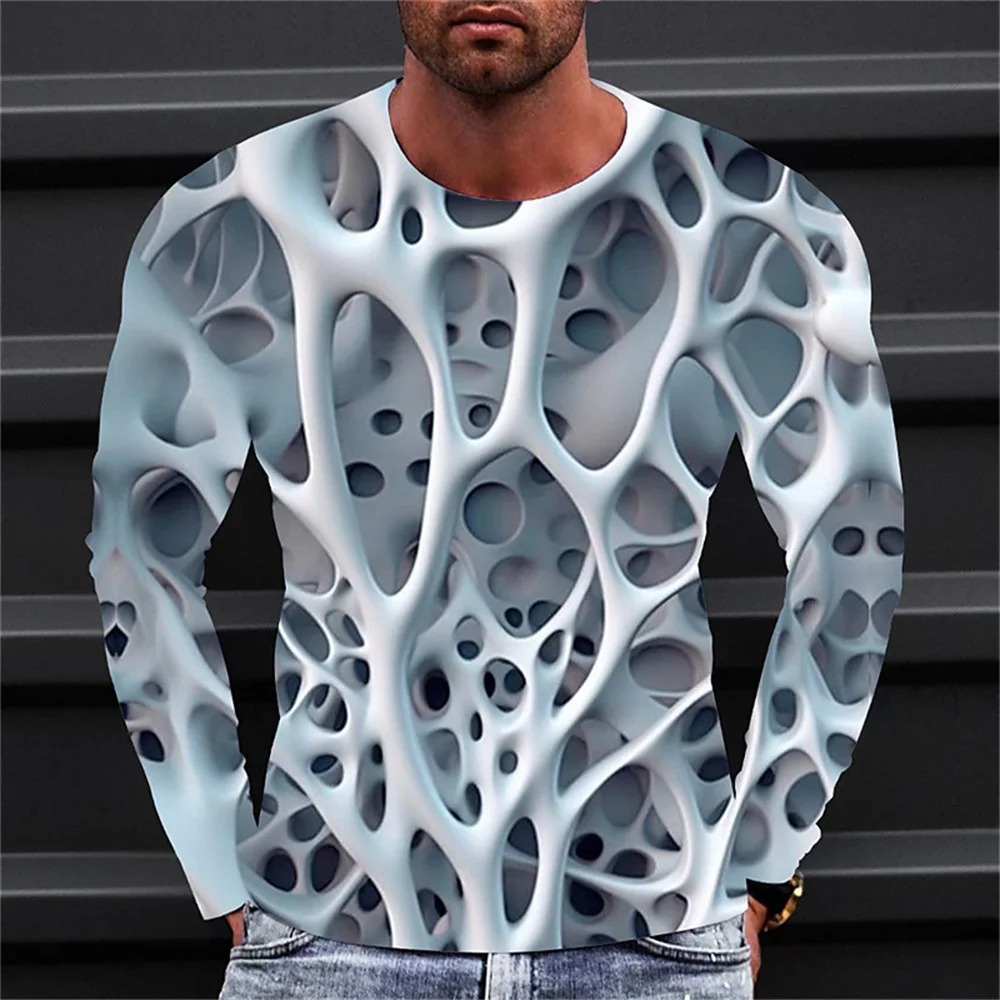 Top Trends: 2023 New In Men T-Shirt Long Sleeve Funny Shirt Creative O Neck Spring Gym Top T Shirt For Men Graphic Oversized Style Clothes Shoppable Styles