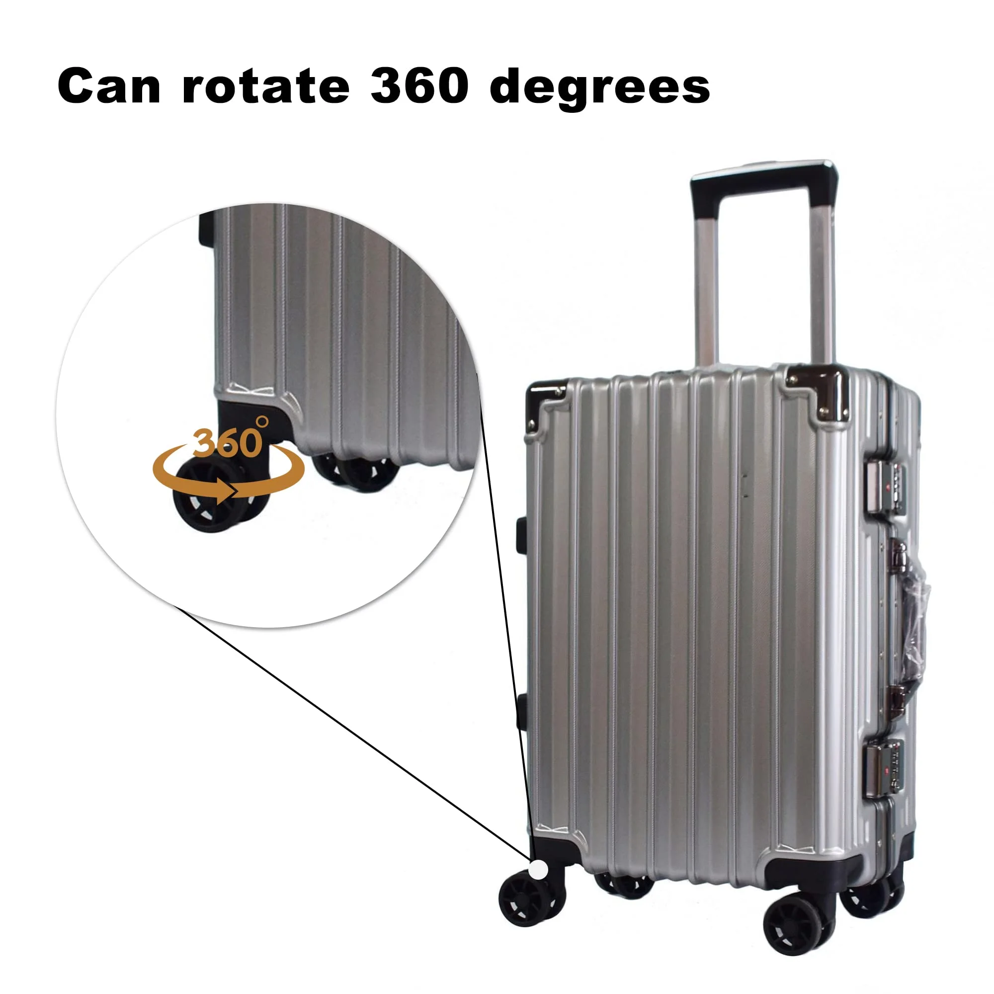 Top Trends: W222 Luggage Left & Right Wheel Pack Of 2 Trolley Suitcase Casters Shockproof Mute Trolley Case Wheel Repair Tools Accessories Shoppable Styles - Image 5