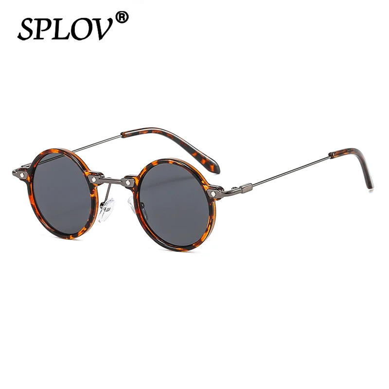 Top Trends: New Small Round Sunglasses Men Women Retro Steam Punk Glasses Gradient Clear Lens Eyewear Vintage Driving Shades Ocean Color Shoppable Styles