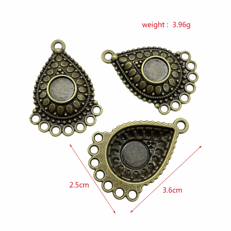 Top Trends: JunKang 10pcs All Kinds Triangles Drop Shape Round Dream Catcher DIY Handmade Necklace End Connecting Piece, Jewelry Shoppable Styles - Image 4