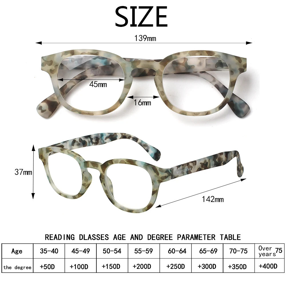 Top Trends: Turzing Round Reading Glasses Ladies Reading Glasses Spring Hinge Reader Glasses For Women Eyeglasses With Pattern Print Shoppable Styles - Image 2