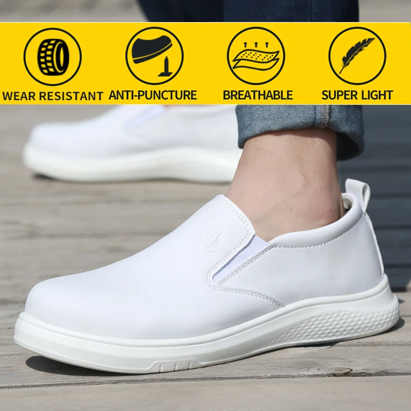 Top Trends: Men Anti-smashing Work Shoes Safety Shoes Fashion Comfortable Indestructible Anti-Puncture Construction Anti-static Shoppable Styles