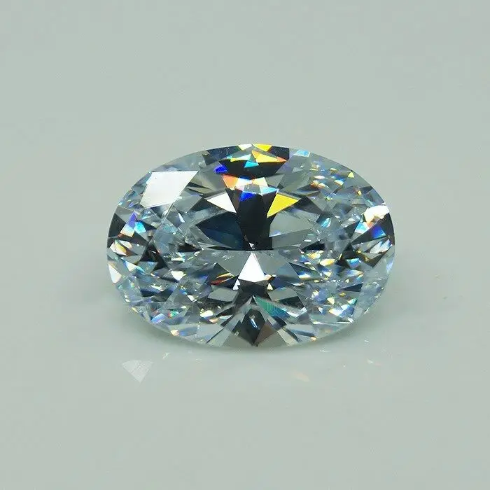 Top Trends: 30 CT Huge White Sapphire AAA Zircon 15 * 20MM Oval Cut Loose Gemstones Gems Wholesale Shoppable Styles