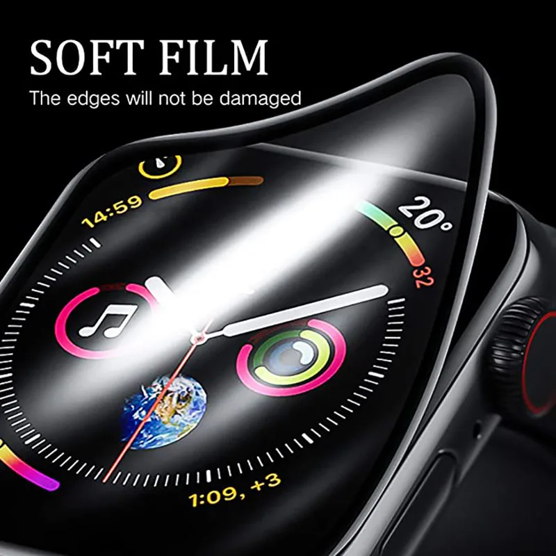 Top Trends: 3D Waterproof Screen Protector For Apple Watch 38MM 40MM 42MM 44MM 41MM 45MM Not Tempered Soft Glass Film For IWatch 7 / 6 / 5 / 4 / 3SE Shoppable Styles - Image 2