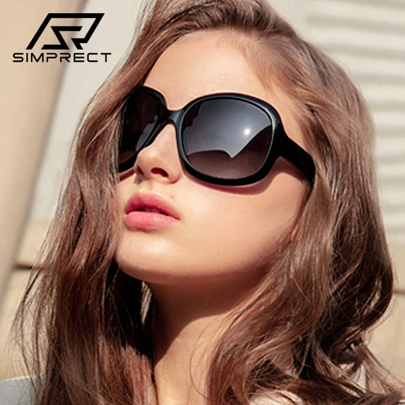 Top Trends: SIMPRECT Polarized Sunglasses Women 2023 UV Protection Oversized Square Sun Glasses Luxury Brand Quality UV400 Shades For Women Shoppable Styles