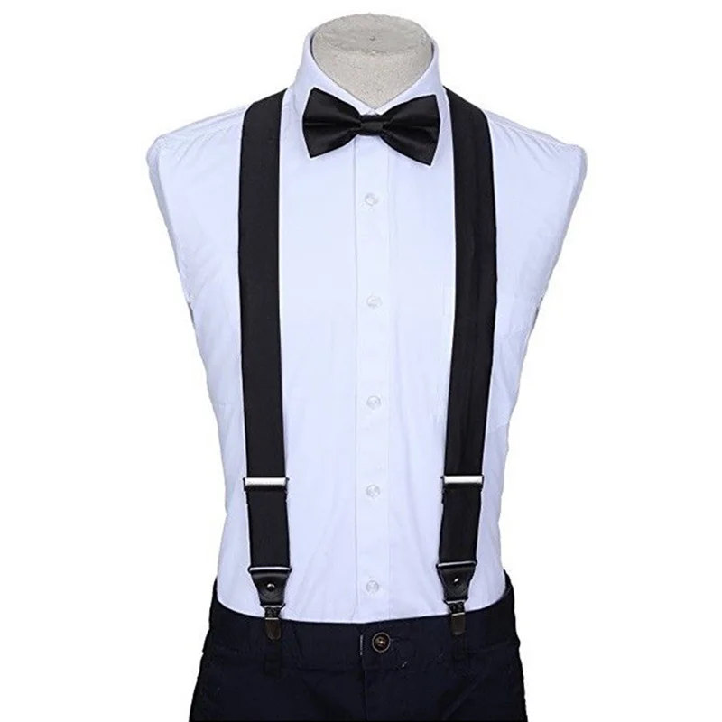 Top Trends: Men Suspenders With Bowtie Fashion Bow Tie Set Boys Braces Women Girls Adjustable Suspenders For Wedding Ties Accessories Shoppable Styles