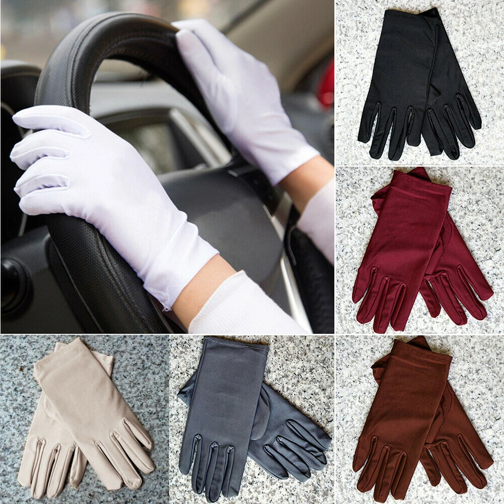 Top Trends: Touch Screen Gloves Women Men Elastic Driving Sunscreen Spandex Gloves Cycling Full Finger Outdoor Cool-proof Shoppable Styles