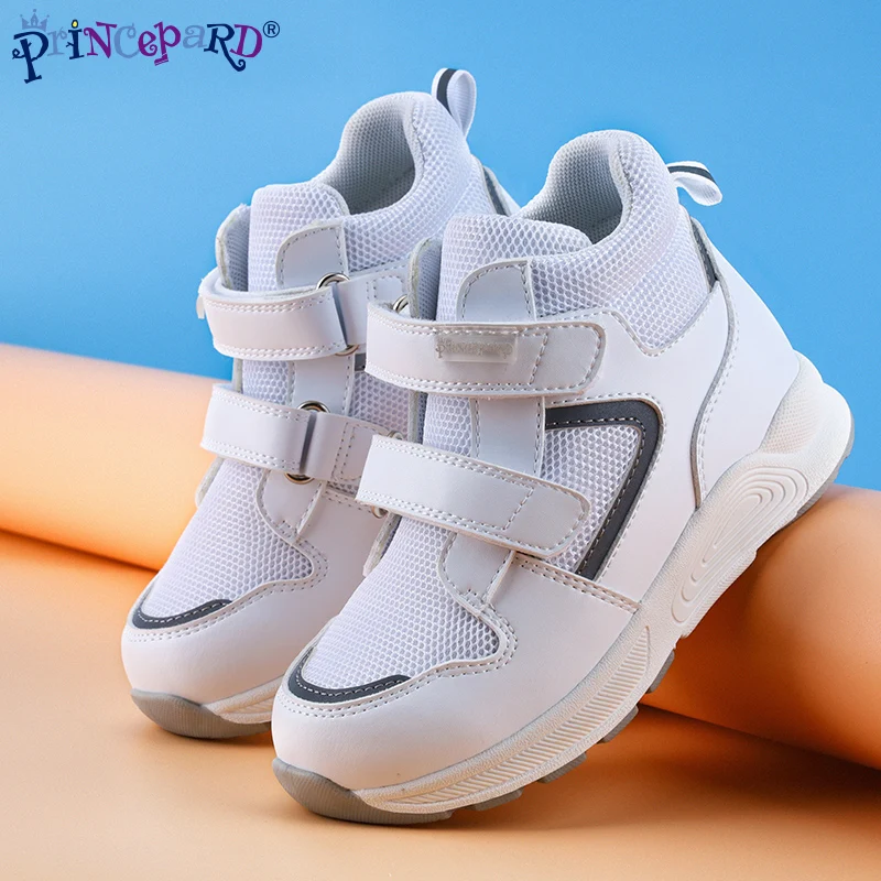 Top Trends: Princepard Kids Orthopedic Shoes Children Autumn High Top Sneaker Boys Girls Correct Flatfoot Toe Walking Arch Support Care Shoppable Styles - Image 6