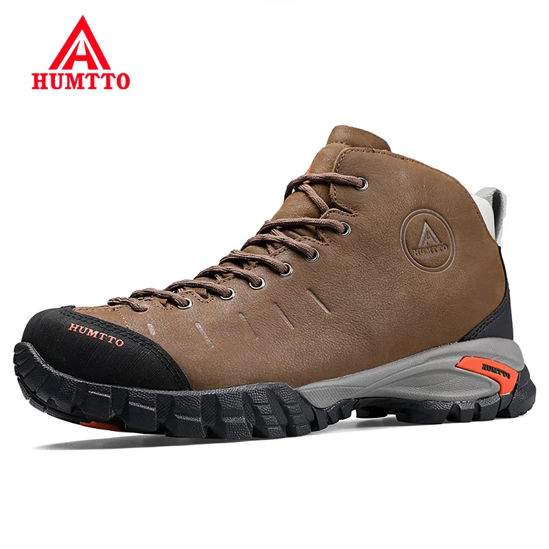 Top Trends: HUMTTO Waterproof Mountain Hiking Shoes For Men Leather Sport Hunting Climbing Trekking Boots Breathable Outdoor Sneakers Mens Shoppable Styles