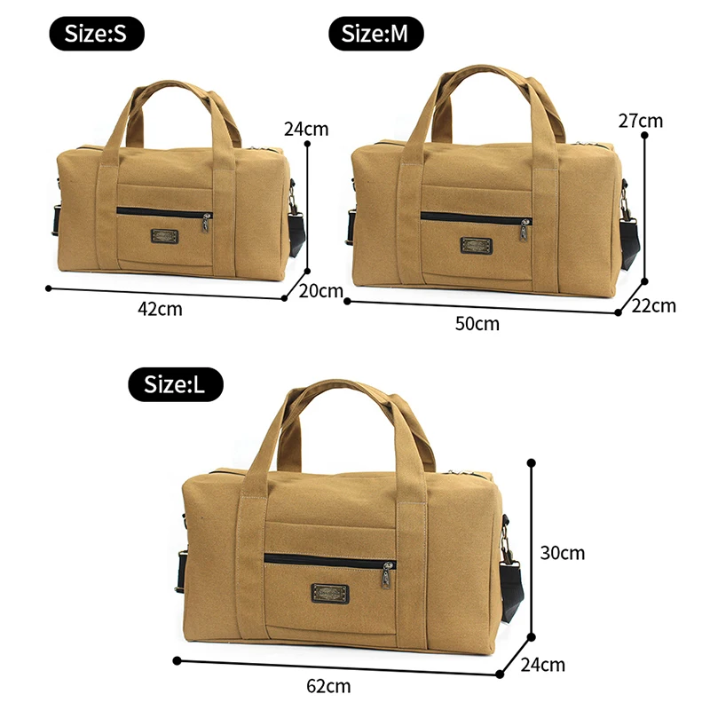 Top Trends: Unisex Soft Canvas Handbag Travel Bag Large Capacity Duffle Bag Suit For Trolley Case Storage Cloth Tool Luggage Tote Bag XA583F Shoppable Styles - Image 6