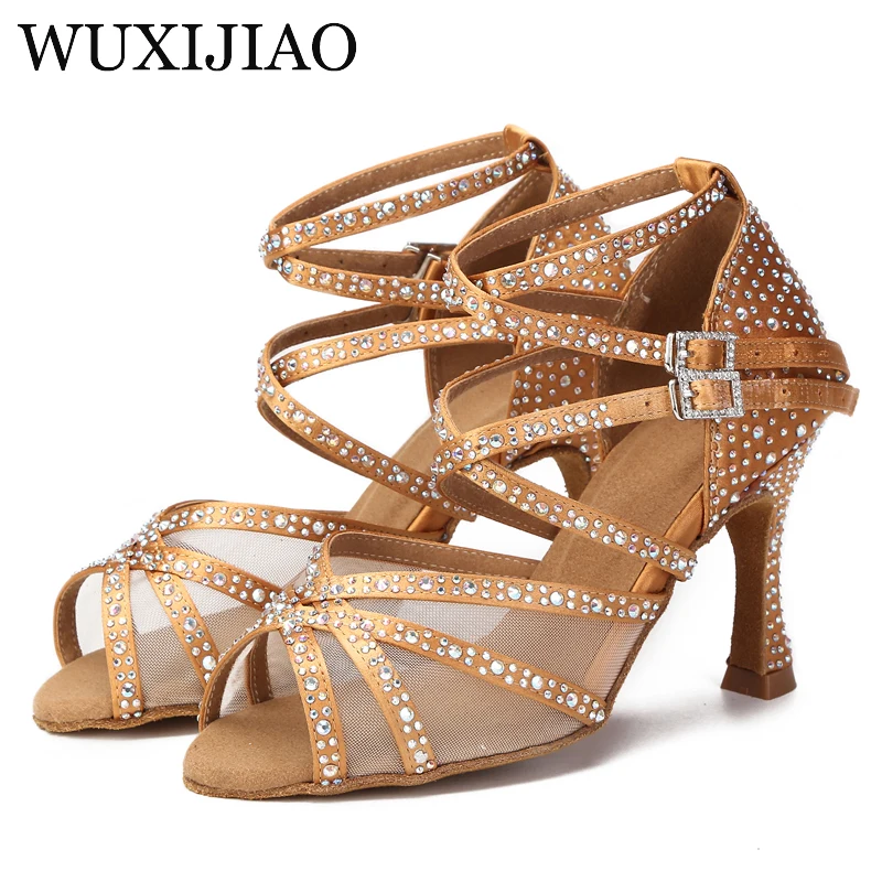 Top Trends: WUXIJIAO New Latin Dance Boots Ladies Girls Salsa Tango Dance Shoes Indoor Sports Dance Shoes Professional Ballroom Dance Shoes Shoppable Styles