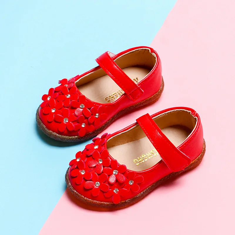 Top Trends: New Little Girls Toddler Shoes Kids Small Girls Princess Shoes Soft Sole Baby Girls Single Shoes 8M 10M 12M 15M 2 3 4T Red Pink Shoppable Styles