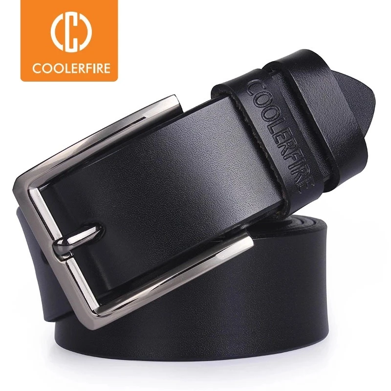 Top Trends: Cowhide Genuine Leather Belts For Men Brand Male Pin Buckle Jeans Cowboy Mens Belts Luxury Designer High Quality Leather Belt Shoppable Styles