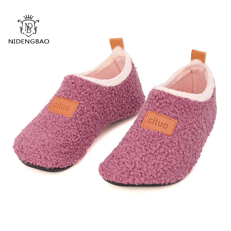 Top Trends: Winter Kids Girls Boys Warm Walkers Infant Toddler Winter Women Shoes Soft Cute Mom Baby House Slippers Children Footwear Floor Shoppable Styles