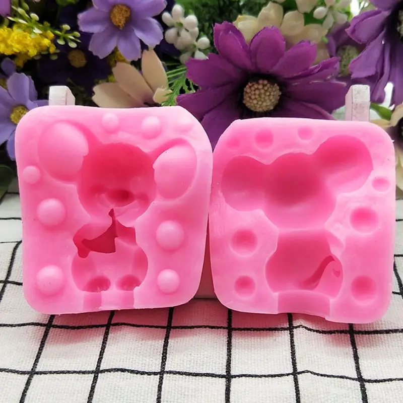 Top Trends: 3D Small Mouse Silicone Mold DIY Mousse Cake Decoration Candle Aroma Plaster Molds Shoppable Styles - Image 5